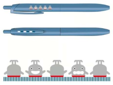 のるるんジェットストリームライトタッチ(フォレストブルー)